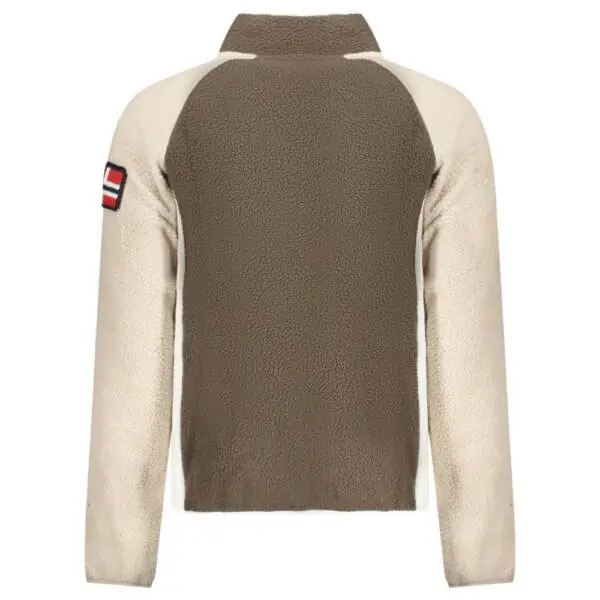 Scuola Nautica Italiana - Ανδρική Ζακέτα Φούτερ Fleece 859503-FALCON Καφέ 859503-FALCON