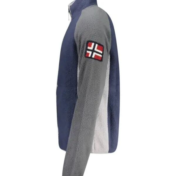 Scuola Nautica Italiana - Ανδρική Ζακέτα Φούτερ Fleece 859503-NAVY Μπλε 859503-NAVY