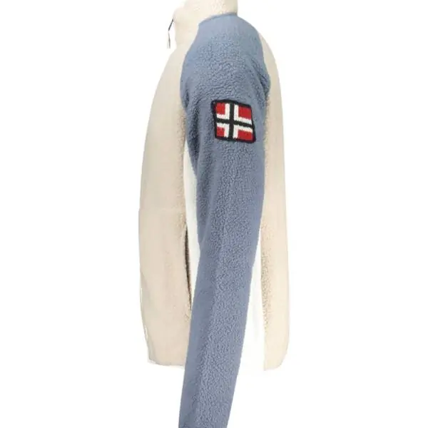 Scuola Nautica Italiana - Ανδρική Ζακέτα Φούτερ Fleece 859503-ROPE Μπεζ 859503-ROPE