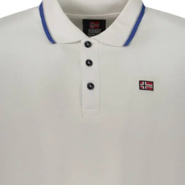 Scuola Nautica Italiana - Ανδρική Μπλούζα Μακρυμάνικη Πόλο 848871-OFFWHI Εκρού 848871-OFFWHI