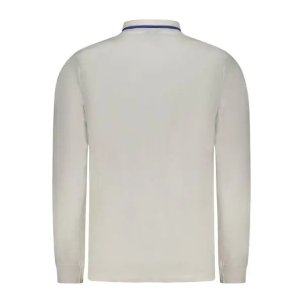 Scuola Nautica Italiana - Ανδρική Μπλούζα Μακρυμάνικη Πόλο 848871-OFFWHI Εκρού 848871-OFFWHI