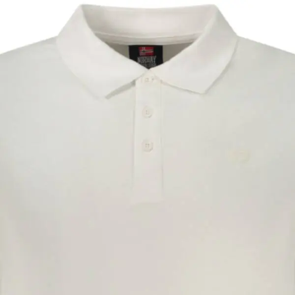 Scuola Nautica Italiana - Ανδρική Μπλούζα Μακρυμάνικη Πόλο 858872-OFFWHI Εκρού 858872-OFFWHI