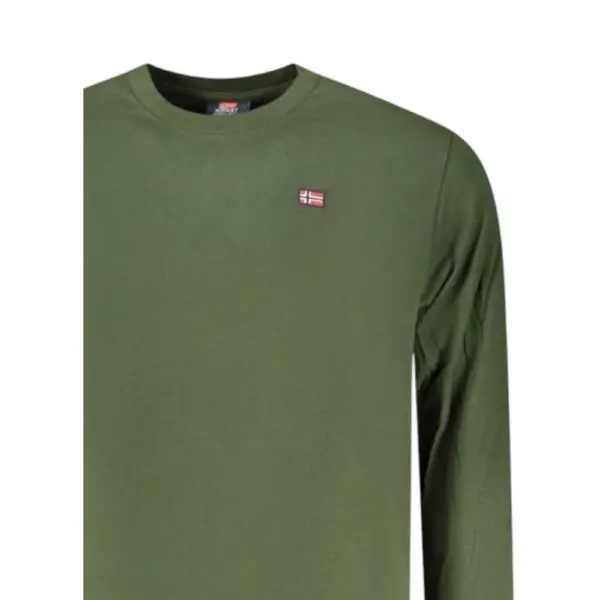 Scuola Nautica Italiana - Ανδρικό T-shirt Μακρυμάνικο 856072-ARMY Χακί 856072-ARMY