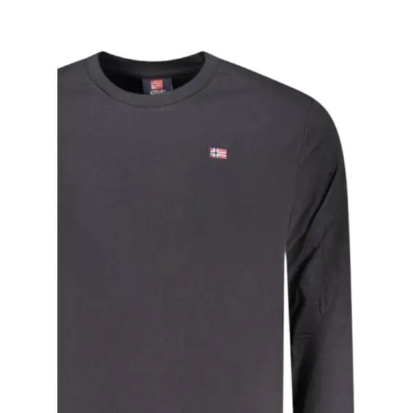 Scuola Nautica Italiana - Ανδρικό T-shirt Μακρυμάνικο 856072-BLACK Μαύρο 856072-BLACK