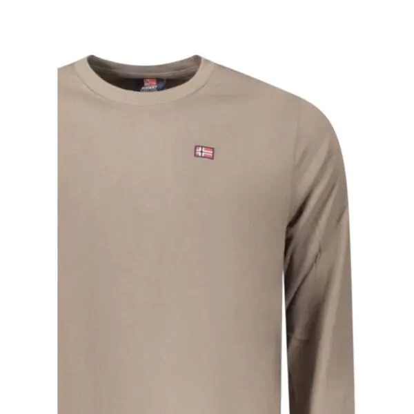 Scuola Nautica Italiana - Ανδρικό T-shirt Μακρυμάνικο 856072-FALCON Καφέ 856072-FALCON