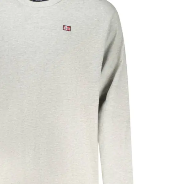 Scuola Nautica Italiana - Ανδρικό T-shirt Μακρυμάνικο 856072-GREYME Γκρι 856072-GREYME