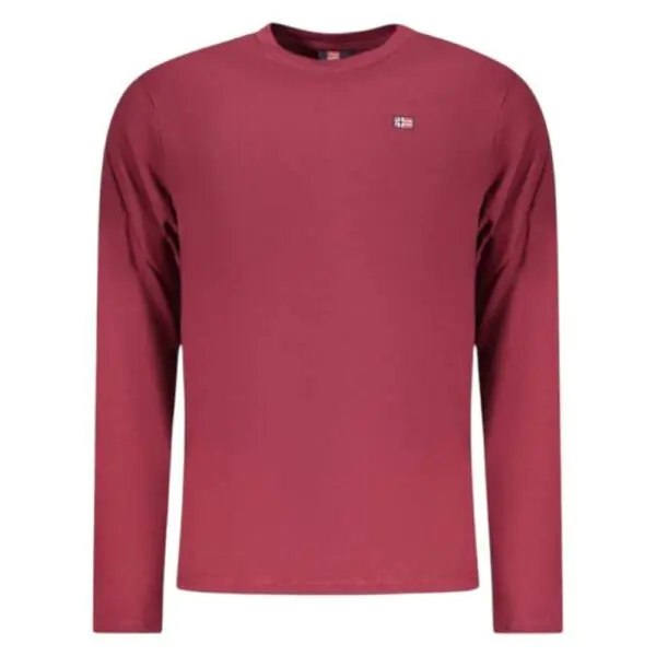 Scuola Nautica Italiana - Ανδρικό T-shirt Μακρυμάνικο 856072-MERLOT Μπορντό