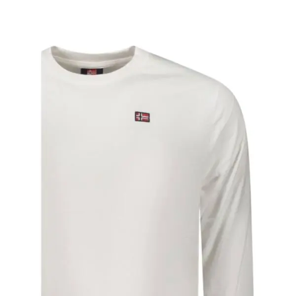 Scuola Nautica Italiana - Ανδρικό T-shirt Μακρυμάνικο 856072-OFFWHI Λευκό 856072-OFFWHI