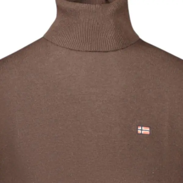 Scuola Nautica Italiana - Ανδρικό Πουλόβερ Ζιβάγκο 843102-FALCON Καφέ 843102-FALCON