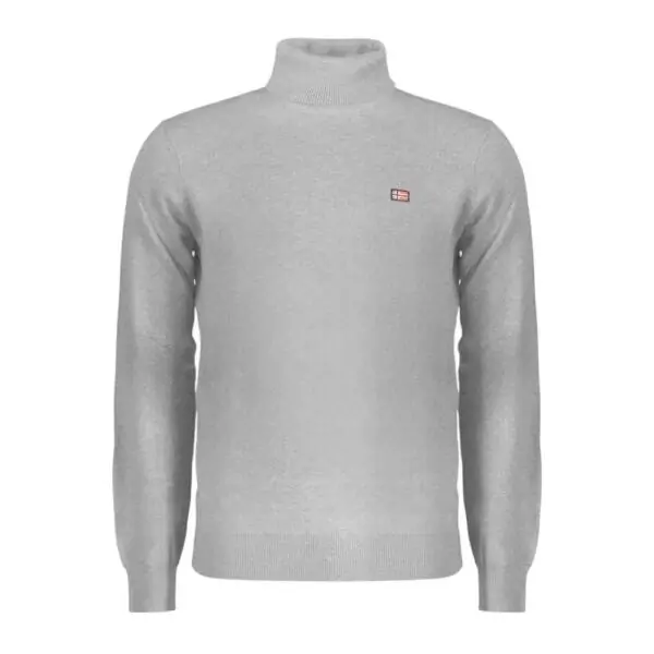 Scuola Nautica Italiana - Ανδρικό Πουλόβερ Ζιβάγκο 843102-GREYM Γκρι Ανοιχτό