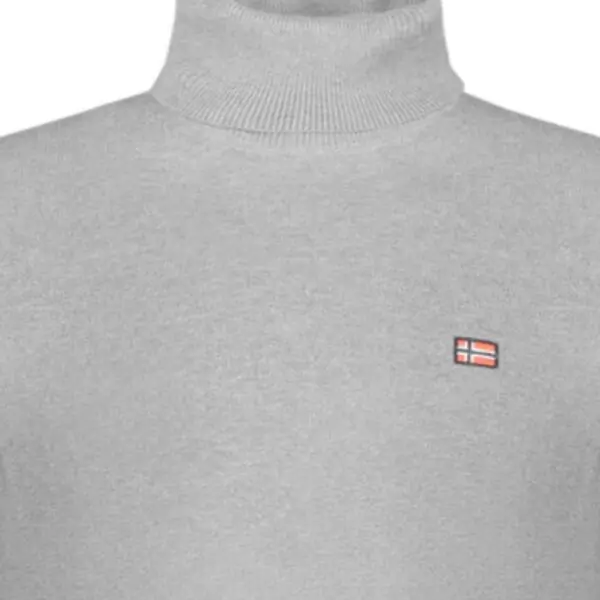 Scuola Nautica Italiana - Ανδρικό Πουλόβερ Ζιβάγκο 843102-GREYM Γκρι Ανοιχτό 843102-GREYM