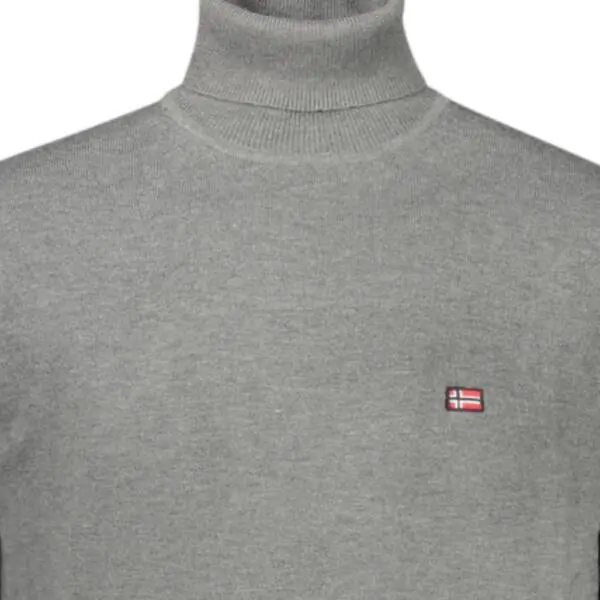 Scuola Nautica Italiana - Ανδρικό Πουλόβερ Ζιβάγκο 843102-GREYME Γκρι 843102-GREYME