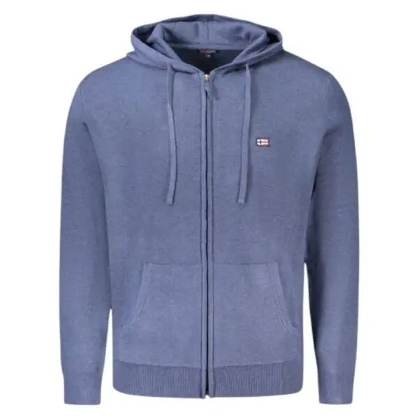 Scuola Nautica Italiana - Ανδρικό Πουλόβερ Με Φερμουάρ 843105-DENIM Μπλε