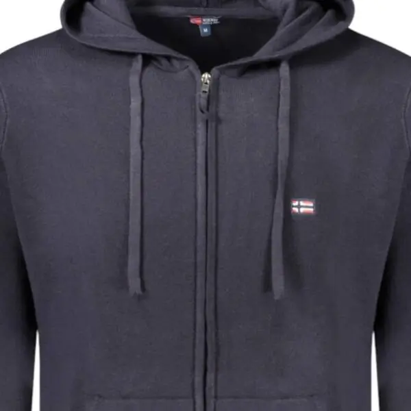 Scuola Nautica Italiana - Ανδρικό Πουλόβερ Με Φερμουάρ 843105-NAVY Μπλε Ναυτικό 843105-NAVY