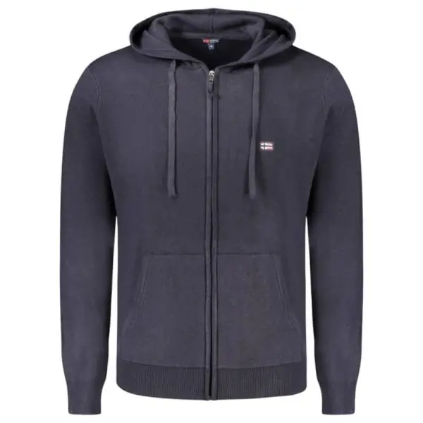 Scuola Nautica Italiana - Ανδρικό Πουλόβερ Με Φερμουάρ 843105-NAVY Μπλε Ναυτικό