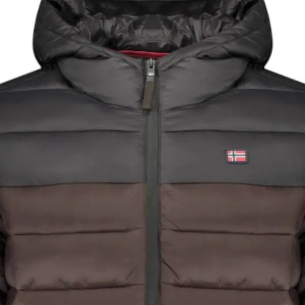 Scuola Nautica Italiana - Ανδρικό Χειμωνιάτικο Μπουφάν Puffer 859134-BROWN Καφέ 859134-BROWN