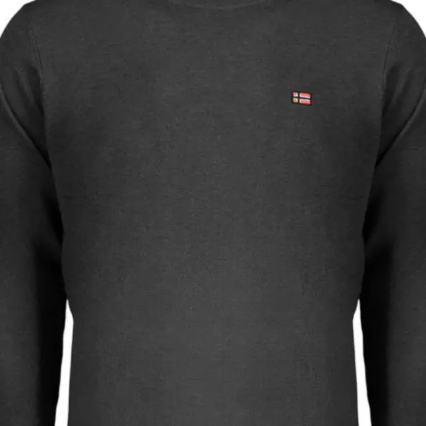 Scuola Nautica Italiana - Ανδρικό πουλόβερ Crewneck 833101-BLACK Μαύρο 833101-BLACK