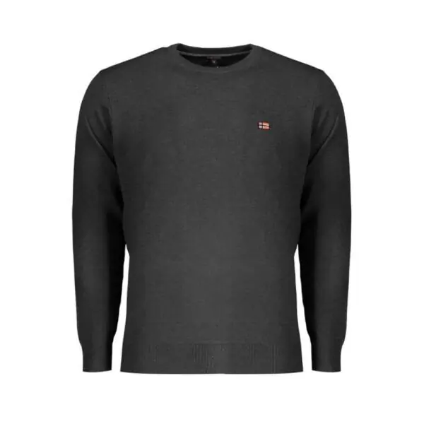 Scuola Nautica Italiana - Ανδρικό πουλόβερ Crewneck 833101-BLACK Μαύρο