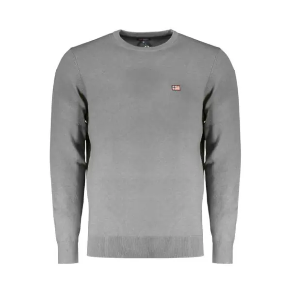 Scuola Nautica Italiana - Ανδρικό πουλόβερ Crewneck 833101-FUMO Γκρι