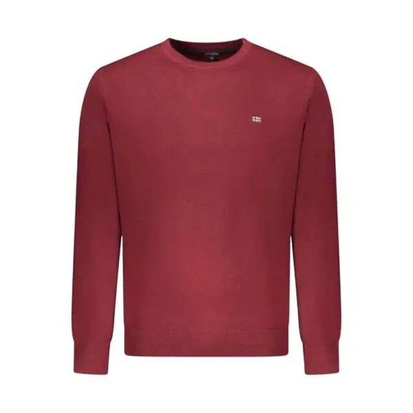 Scuola Nautica Italiana - Ανδρικό πουλόβερ Crewneck 833101-MERLOT Μπορντό