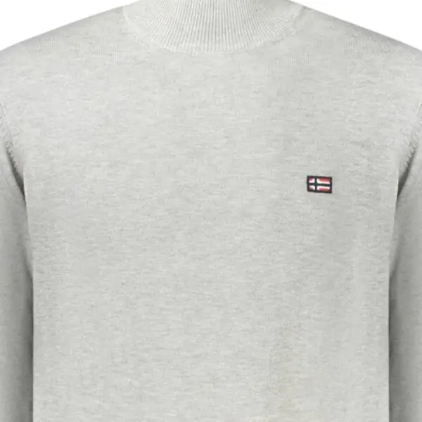 Scuola Nautica Italiana - Ανδρικό πουλόβερ Ζιβάγκο 843103-GREYME Γκρι Ανοιχτό 843103-GREYME