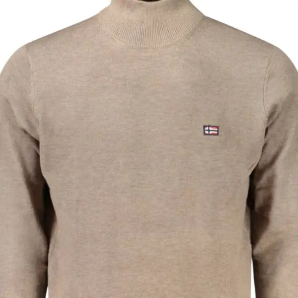 Scuola Nautica Italiana - Ανδρικό πουλόβερ Ζιβάγκο 843103-NOCE Καφέ Ανοιχτό 843103-NOCE