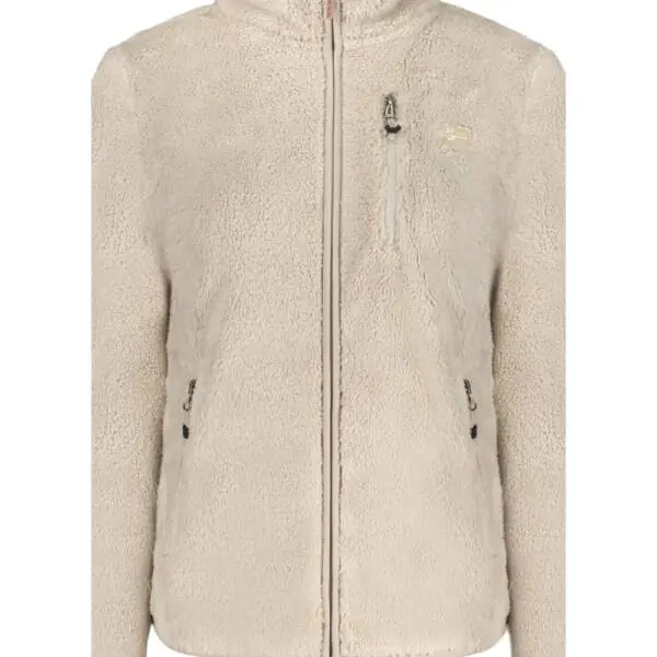 Scuola Nautica Italiana - Γυναικεία Ζακέτα Φούτερ Fleece 849909-ROPE Μπεζ 849909-ROPE