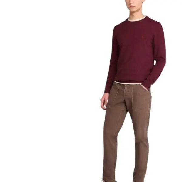 Timberland - Ανδρικό Πουλόβερ Jaffrey Wool Blended TB0A5M1V-648 Μπορντό