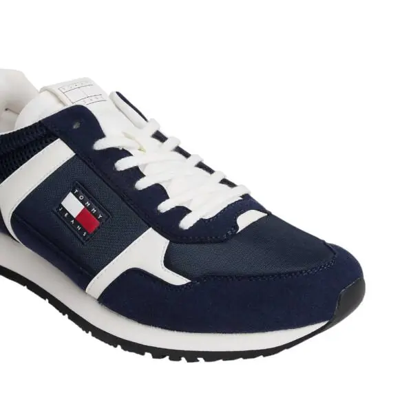 Tommy Hilfiger - Ανδρικά Sneakers Th Runner Casual EM0EM01617-C1G Μπλε Σκούρο EM0EM01617-C1G