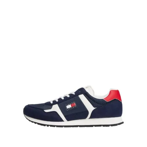 Tommy Hilfiger - Ανδρικά Sneakers Th Runner Casual EM0EM01617-C1G Μπλε Σκούρο EM0EM01617-C1G