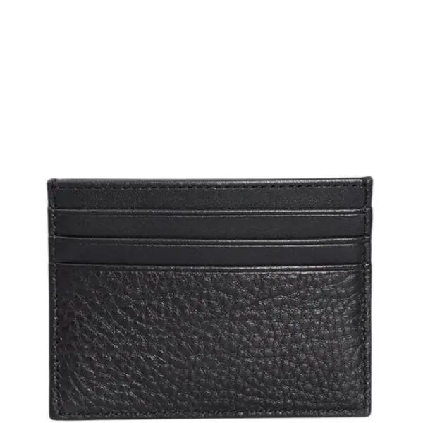 Tommy Hilfiger - Ανδρικό Δερμάτινο Πορτοφόλι Central Cc Holder AM0AM10609-BDS Μαύρο AM0AM10609-BDS