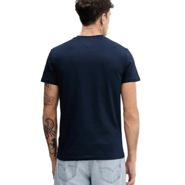 Tommy Hilfiger - Ανδρικό T-Shirt Entry Dna Slim Fit DM0DM22333-C1G Μπλε Σκούρο DM0DM22333-C1G