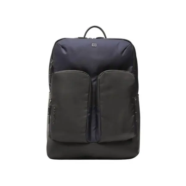 Tommy Hilfiger - Ανδρικό Σακίδιο Th City Commuter Tech Backpack AM0AM10597-DW6 Μπλε Σκούρο