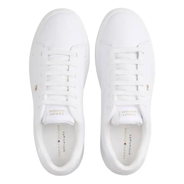 Tommy Hilfiger - Γυναικεία Sneakers Icon Court Light Weight FW0FW08948-YBS Λευκό FW0FW08948-YBS