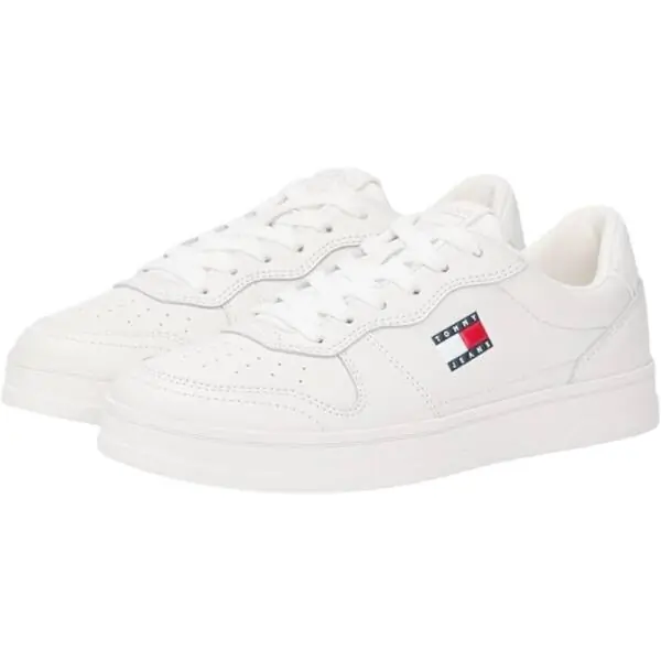 Tommy Hilfiger - Γυναικεία Sneakers The Greenwich Leather EN0EN03006-YBL Εκρού EN0EN03006-YBL