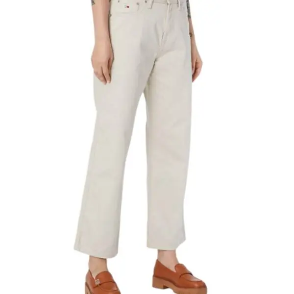 Tommy Hilfiger - Γυναικείο Jean Th Betsy Mid Rised Loose Fit DW0DW13089-ACE Μπεζ