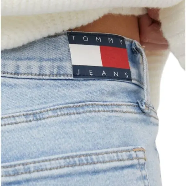 Tommy Hilfiger - Γυναικείο Jean Th Donna High Waist Slim Fit DW0DW17454-1AB Γαλάζιο DW0DW17454-1AB