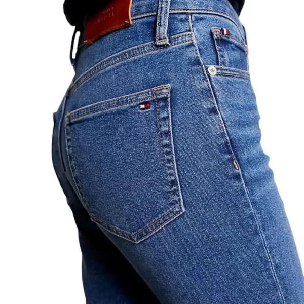 Tommy Hilfiger - Γυναικείο Jean Th Jane High Waist Slim Cigarette Fit WW0WW39617-1A5 Μπλε WW0WW39617-1A5