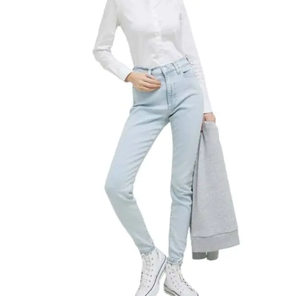 Tommy Hilfiger - Γυναικείο Jean Th Skinny Fit Sylvia DW0DW15512-1AB Γαλάζιο