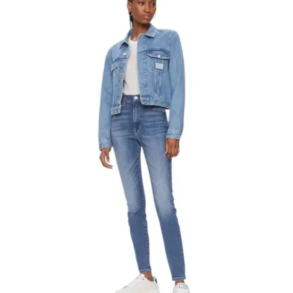 Tommy Hilfiger - Γυναικείο Jean Th Sylvia Hgh Sskn Skinny Fit DW0DW17162-1A5 Μπλε DW0DW17162-1A5