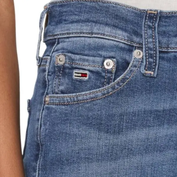 Tommy Hilfiger - Γυναικείο Jean Th Sylvia Hgh Sskn Skinny Fit DW0DW17162-1A5 Μπλε DW0DW17162-1A5