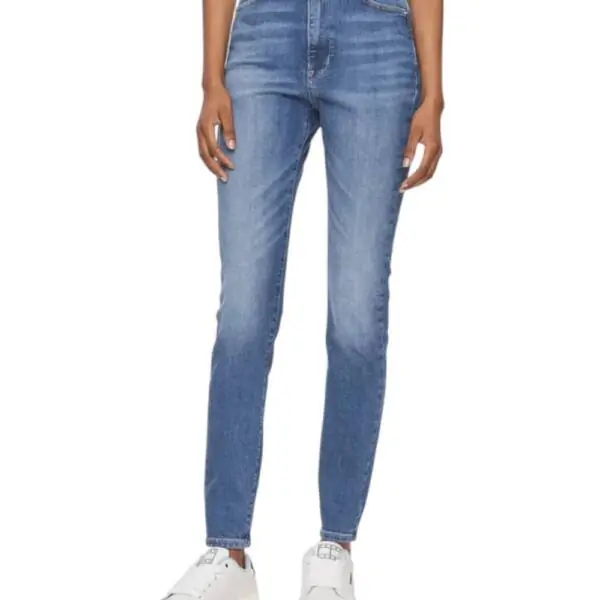 Tommy Hilfiger - Γυναικείο Jean Th Sylvia Hgh Sskn Skinny Fit DW0DW17162-1A5 Μπλε