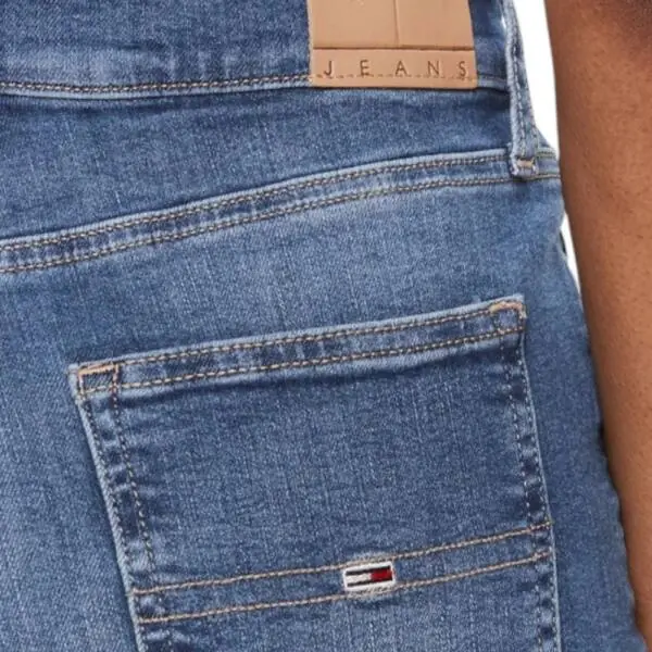 Tommy Hilfiger - Γυναικείο Jean Th Sylvia Hgh Sskn Skinny Fit DW0DW17162-1A5 Μπλε DW0DW17162-1A5