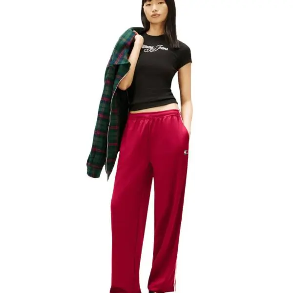 Tommy Hilfiger - Γυναικείο T-shirt Essential Slim Fit DW0DW21838-BDS Μαύρο DW0DW21838-BDS