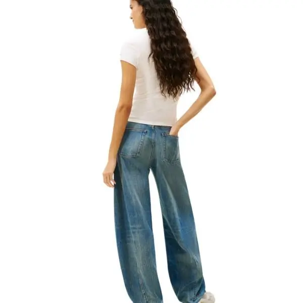 Tommy Hilfiger - Γυναικείο T-shirt Essential Slim Fit DW0DW21838-YBL Εκρού DW0DW21838-YBL