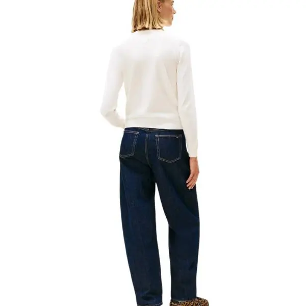 Tommy Hilfiger - Γυναικείο Πουλόβερ Ζιβάγκο Tjw Essential TRTLNK Slim Fit DW0DW21672-YBH Εκρού DW0DW21672-YBH