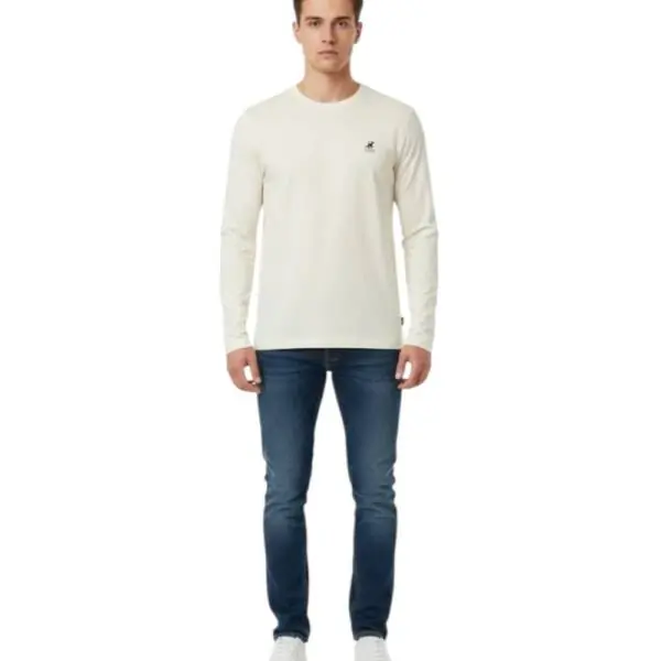 U.S. Grand Polo - Ανδρικό T-Shirt Με Λογότυπο Paguro AU02834-A0952 Μπεζ