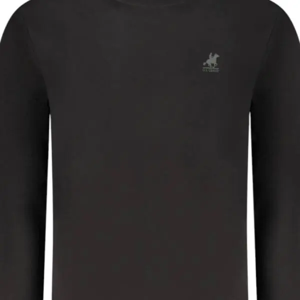 U.S. Grand Polo - Ανδρικό T-Shirt Με Λογότυπο Paguro AU02834-A7250 Μαύρο AU02834-A7250