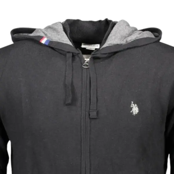 U.S. Polo Assn. - Ανδρική Ζακέτα Πουλόβερ 60912-48847-199 Μαύρο 60912-48847-199