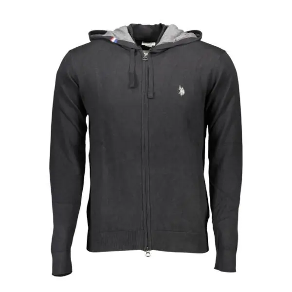 U.S. Polo Assn. - Ανδρική Ζακέτα Πουλόβερ 60912-48847-199 Μαύρο